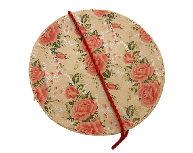 Vintage 1950’s Hat Box : Pink Roses Mid Century Home Decor - Etsy