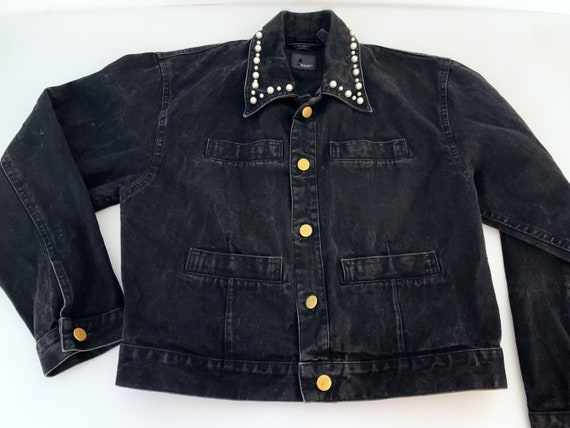 Vintage 1990’s Jacket // Retro Black Liz Claiborn… - image 1