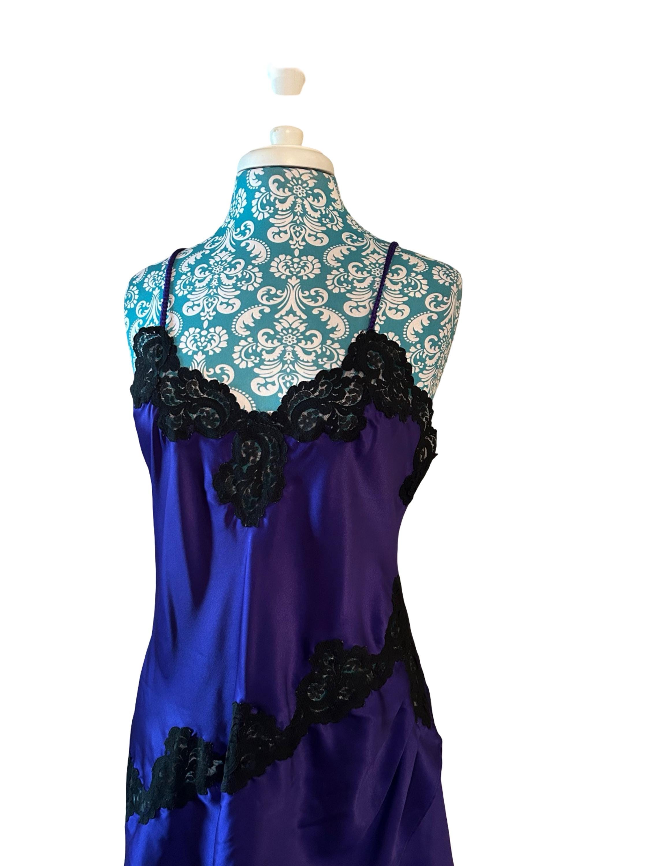 Victoria Secret Purple Slip Dress - Etsy