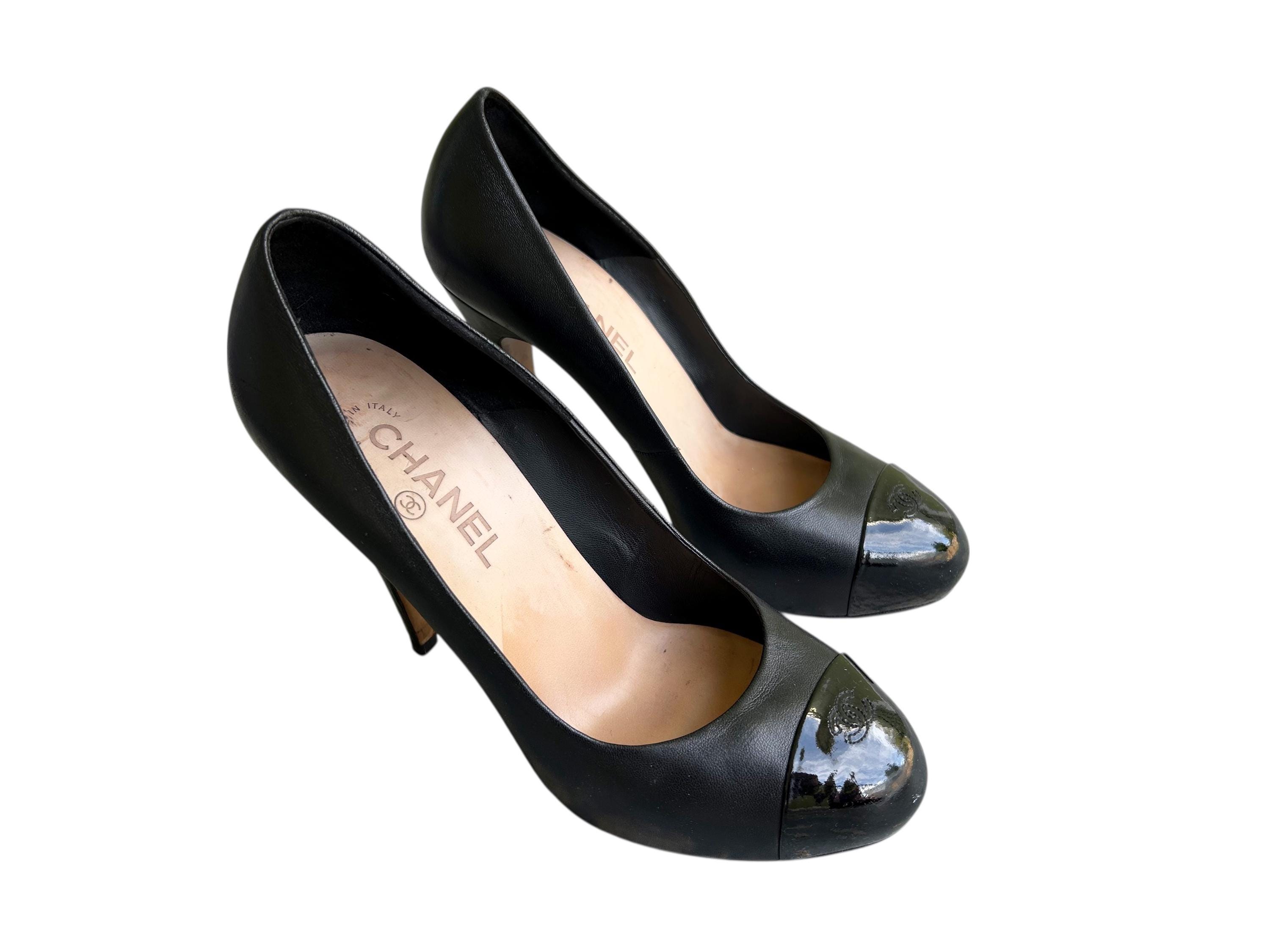 Vintage Chanel Heels - Etsy