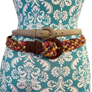 Braided Purple Belt - Etsy display picture 3