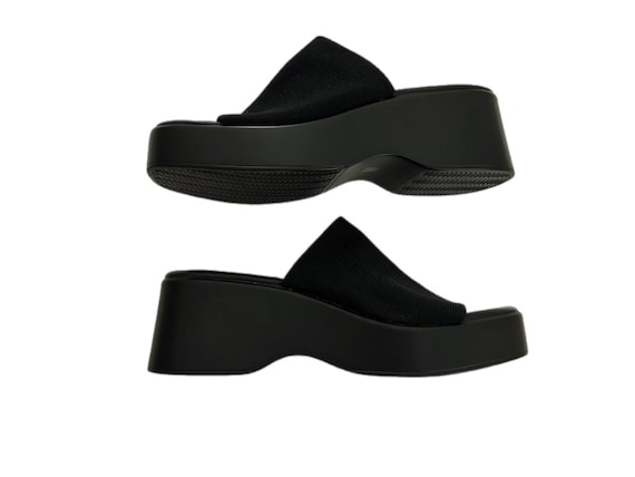 Y2K Size 9.5 Flatforms Slides : Chunky Clogs Slip… - image 3