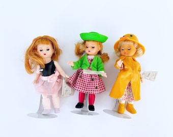 Vintage Set Of Madame Alexander Dolls