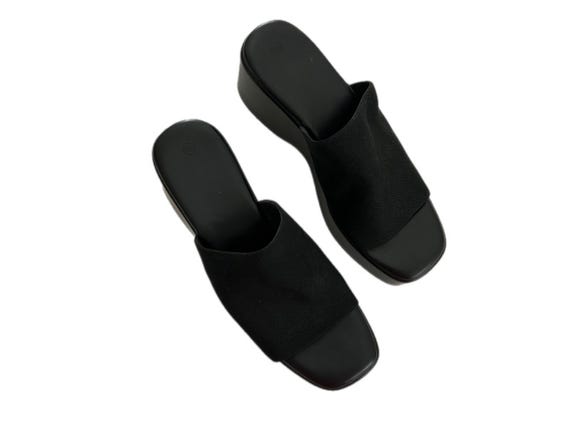 Y2K Size 9.5 Flatforms Slides : Chunky Clogs Slip… - image 9