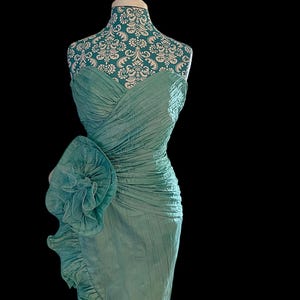 Aqua Corset Dress - Etsy