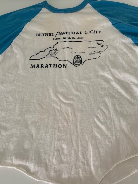 Vintage Natural Light T Shirt // North Carolina B… - image 5