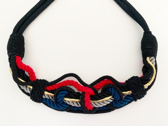 Vintage Rope Belt // Cinch Belt // 1980’s Retro B… - image 2