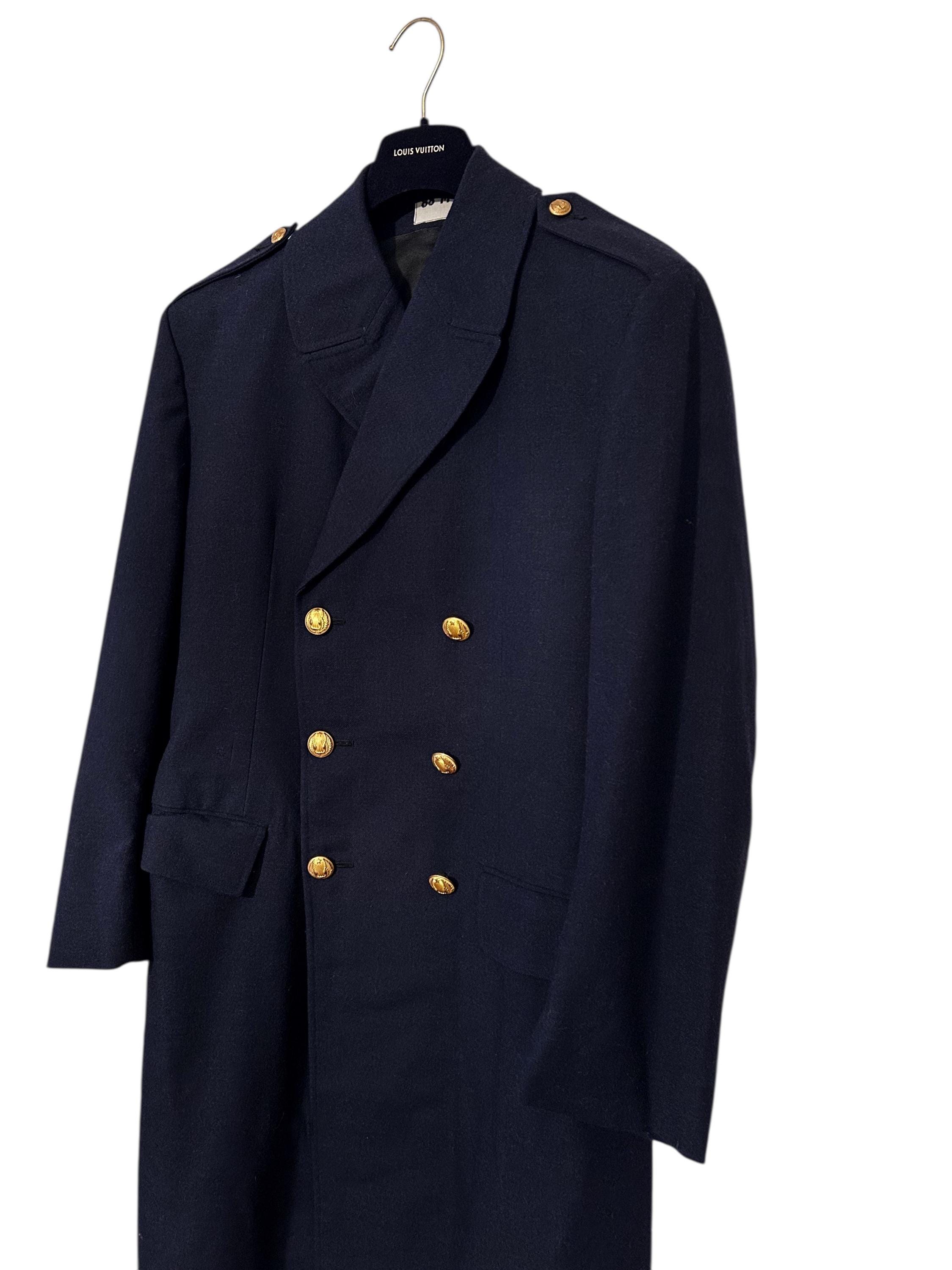 French Military Pea Coat - Etsy
