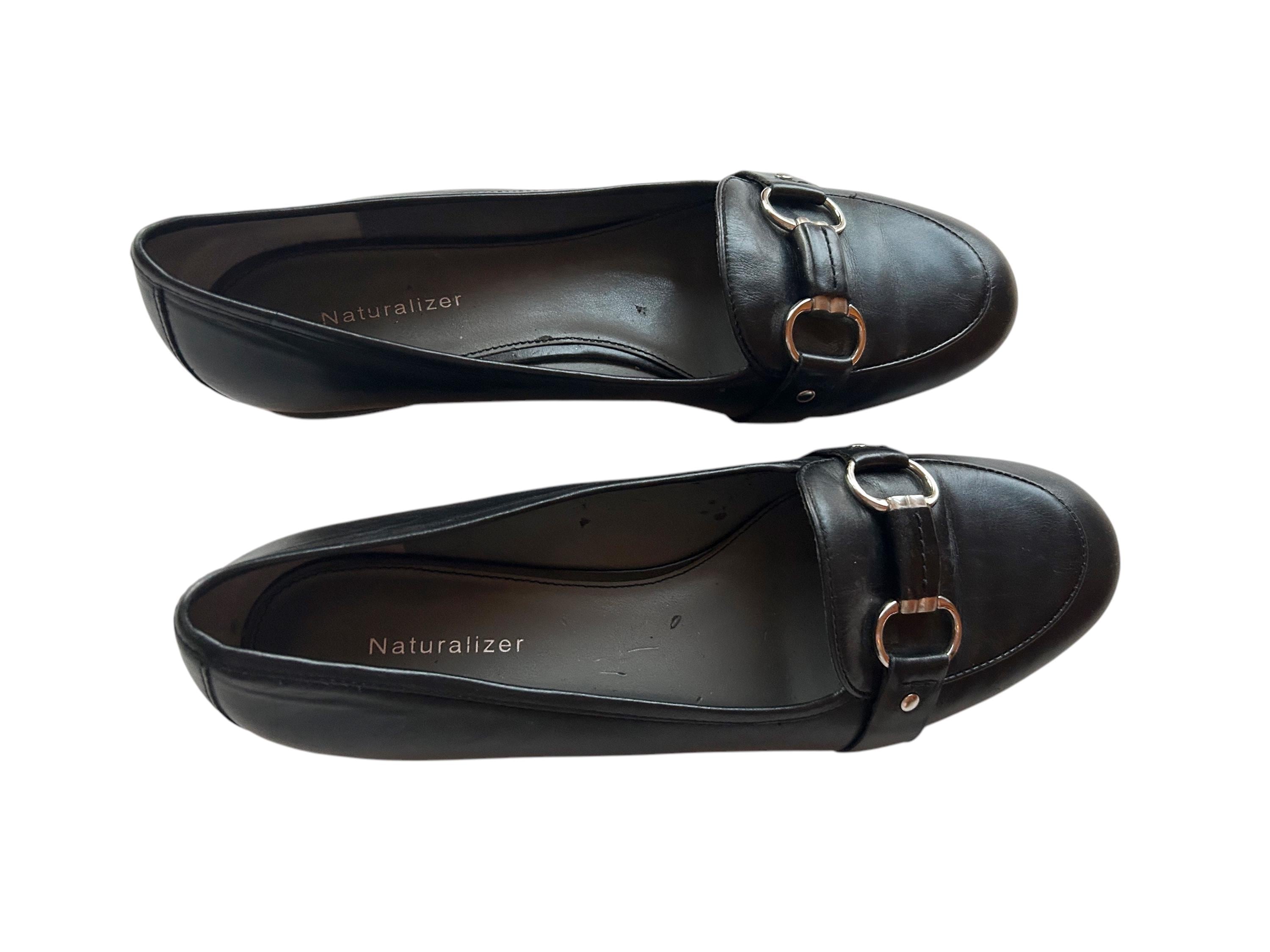 .oreschi Elegant Black Leather Loafers with Buckle size 9.5 Buckle loafers in Black for Women | Sandro Paris main image 4