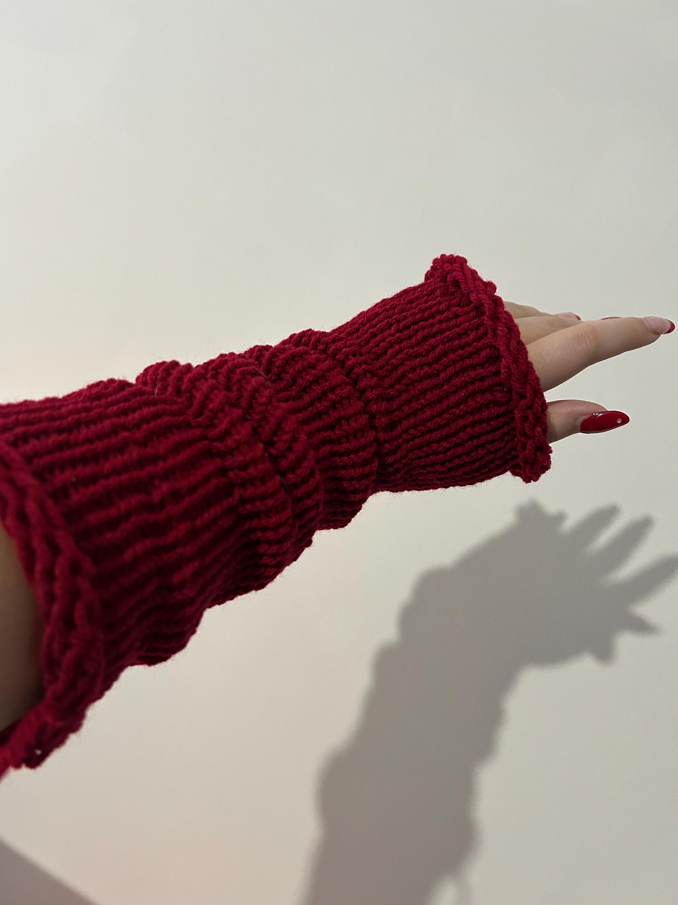 Knitted Arm Warmers - Etsy