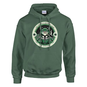 The Friendly Grower OG Cat V2 Logo Classic Unisex Pullover Hoodie | Gildan®