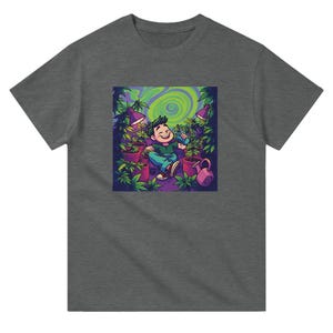 The Friendly Grower Garden Hangout Heavyweight Unisex Crewneck T-shirt | Gildan®