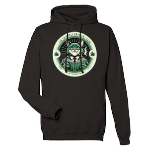 The Friendly Grower OG Cat V2 Logo Premium Unisex Pullover Hoodie | JustHoods