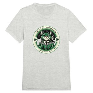 The Friendly Grower OG Cat V2 Logo Triblend Unisex Crewneck T-shirt