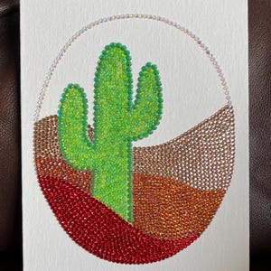 Strasskunst - woestijncactus