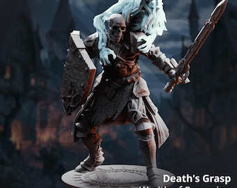 Possessed Skeleton Knight - Death's Grasp -Knight - D&D | PF2e | TTRPG - 3D Printed Resin - Paint Ready Mini