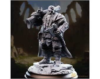 Dwarf Marksman Miniature - Nilyerg Sureshot - D&D | PF2e | TTRPG - 3D Printed Resin