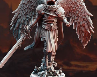 Soulreaper Angel - Eranemeli the Soulbringer -Aasimar Paladin - D&D PF2e