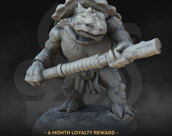 Monge Tartaruga - Casco da Aurora - Monge Tartaruga - D&D | PF2e | RPG de Mesa - Miniatura em Resina Impressa em 3D - Pronta para Pintar