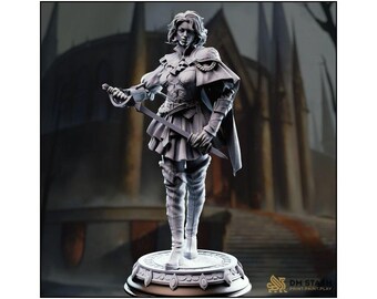 Victoria Asquith - Lady Duellist - D&D | PF2e | TTRPG - 3D Printed Resin - Paint Ready Mini