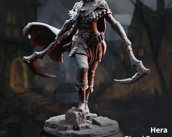 Blood Rogue - Hera -Human Rogue - D&D | PF2e | TTRPG - 3D Printed Resin - Paint Ready Mini