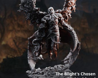 Eldritch Angel of Death - The Blight's Chosen - D&D | PF2e | TTRPG - 3D Printed Resin - Paint Ready Mini