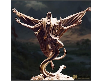 Ancient Undead Monstrosity - Exelian the Forbidden - 3D Printed Resin - Paint Ready Mini