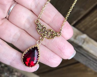 Antique ruby hotsell pendants