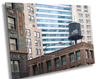 Chicago Architecture Print – Carbide en Carbon Building, stadsgezicht muurkunst