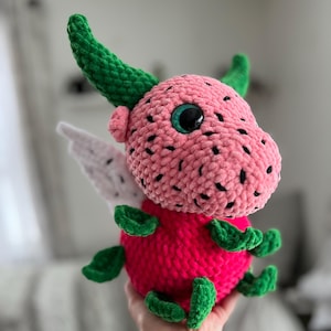 Dragon Fruit Hatchling Crochet Pattern PDF – Whimsical Patterns and Fantasy