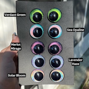 Kaleidogaze Collection - Prismatic Safety Eyes: Shimmery Amigurumi Plushie Eyes