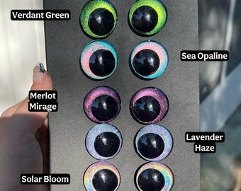 Kaleidogaze Collection - Prismatic Safety Eyes: Shimmery Amigurumi Plushie Eyes