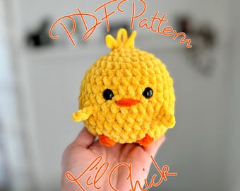 Chubby Chick Crochet Pattern: Amigurumi Plushy DIY (PDF Pattern)