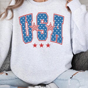 USA Shirt, USA Shirt, USA mit Sternen Shirt, Rot, Weiß und Blau Shirt, Unabhängigkeitstag Shirt, Juli vierter Shirt, Freiheit