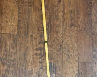 Vintage Brass Ornate Handle Wooden Walking Cane and Dressing Stick 34