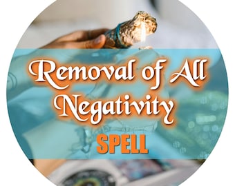Removal of All Negativity Spell, Eye & Curses, Cleansing Ritual to Break Magic, Protect Your Energy, Powerful Spell