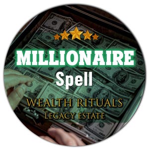 Millionaire-spreuken, snelle geldmagie, krachtig rijkdomritueel voor rijkdom, trek een luxe levensstijl aan, welvaartsmagie, hetzelfde uur of dezelfde dag