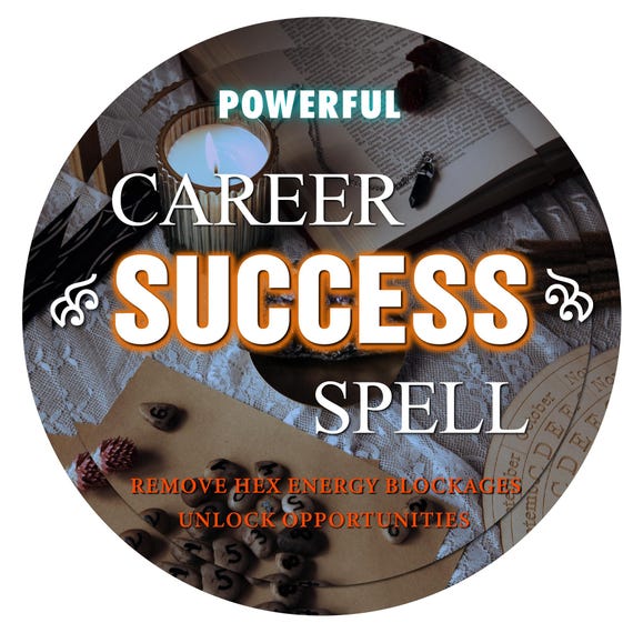 Career Success Spell | Job Promotion, Confidence & Opportunity Energy Work | Manifest Growth - Professional Alignment | Same Hour or Day