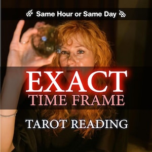Lectura de tiempo exacto, lectura de tiempo, tiempo exacto en profundidad, predicciones psíquicas de tiempo, cuándo sucederá, marco de tiempo, misma hora o día