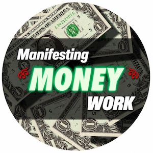 Manifesting Money | Abundance Mindset Work | Financial Opportunity | Prosperity Intention Aura | Printable PDF Guide