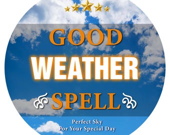 Good Weather Spell | Clear Skies & Sunshine Energy Ritual | Stop Rain, Attract Perfect Day Vibrations | Same Hour or Day