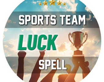 Sports Team Luck Spell | Boost Team Performance & Victory Energy | Powerful Game Day Magic | Win Attraction Ritual | Same Hour or Day