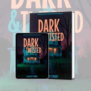Premade Thriller Book Cover: Dark & Twisted Design