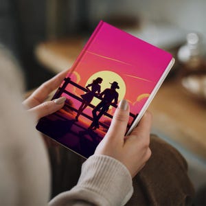 Premade Romance Ebook Cover: Western Sunset Design