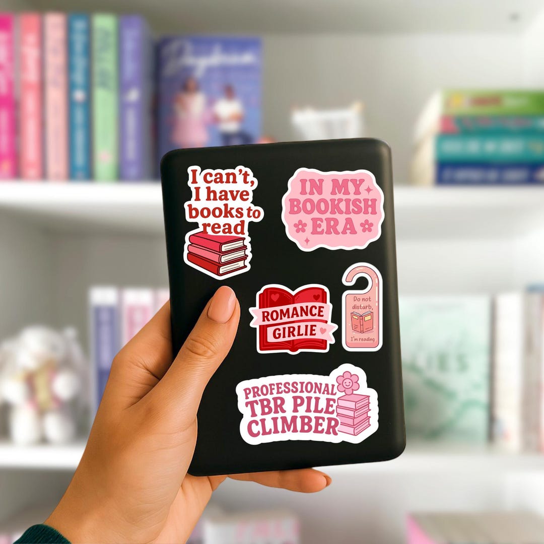 Printable Bookish Sticker Bundle: Fantasy Romantasy Kindle Stickers - Etsy