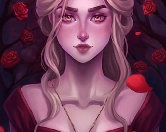 Custom Book Character Illustration: Fantasy Art, RPG Gift (Digital Art