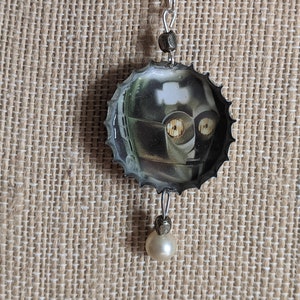 C-3PO Bottle Cap Necklace