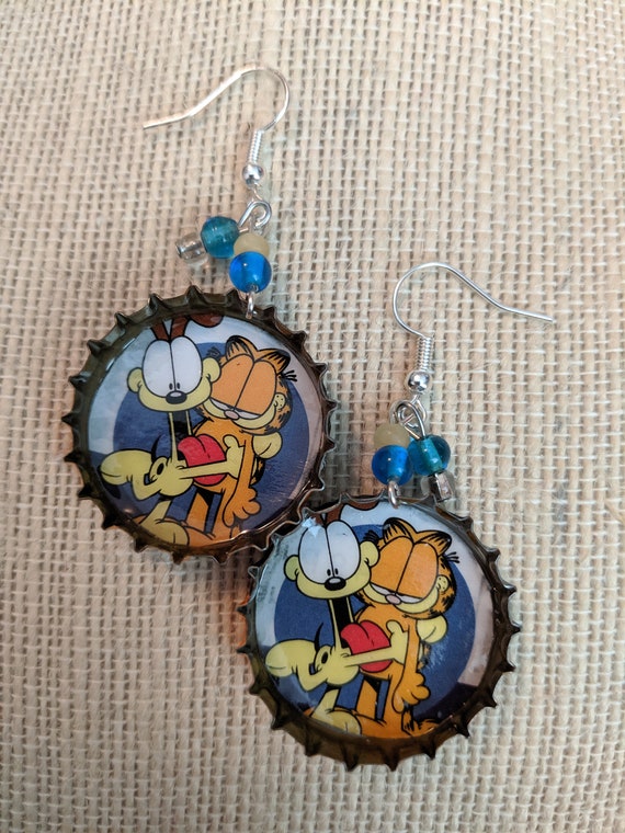 Garfield Easter Earrings