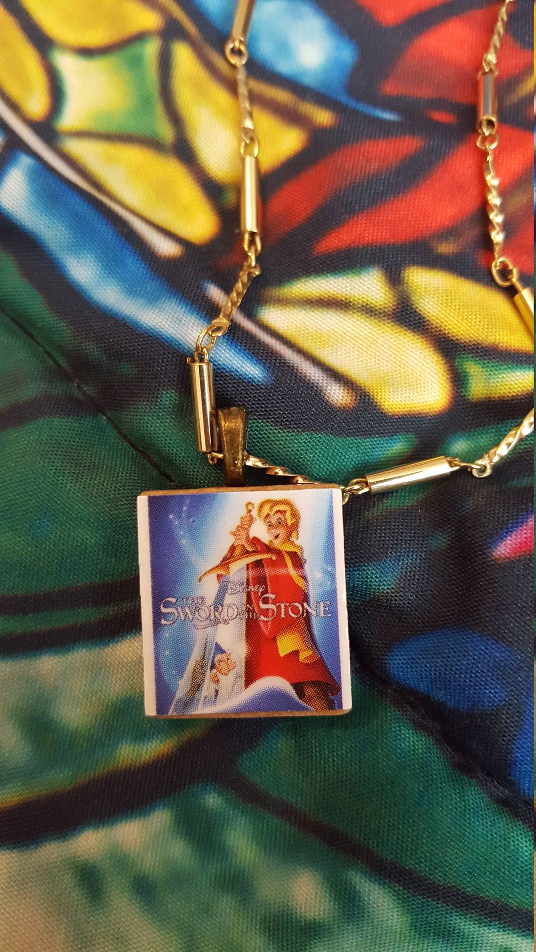 Sword in the Stone Necklace, Scrabble, Disney, King Arthur Etsy