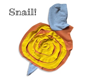 Snail Cape with Hood, Kids Halloween Costume, Dress Up Cape, Hooded Snail Costume
